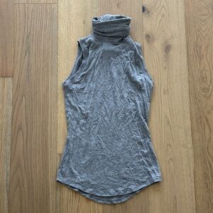 Gray kit and ace Sleeveless Turtleneck Top